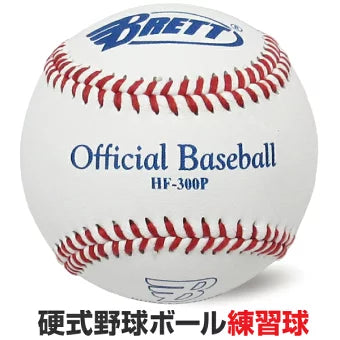 BRETT 硬式野球ボール 練習球 リトルリーグ 高校 大学 一般向け 1個入