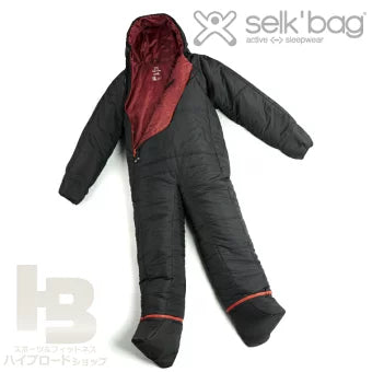 selk'bag（セルクバッグ）寝袋 LITE RECYCLED BLACK TERRACOTTA (ブラック)